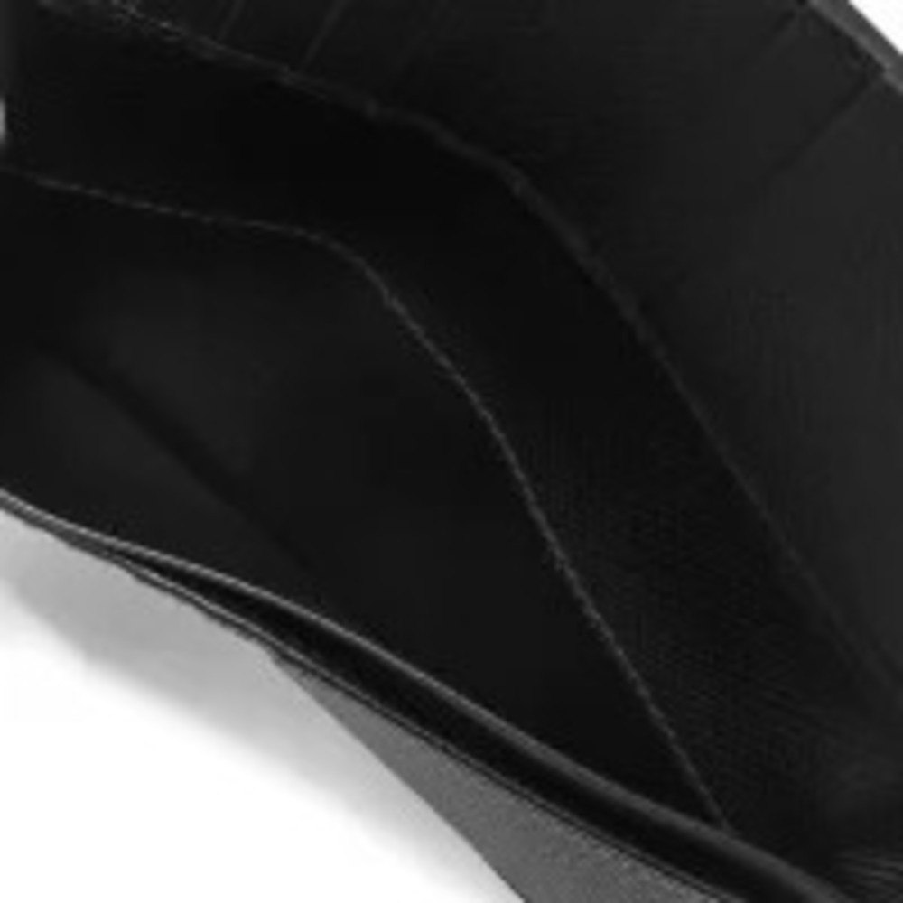 Prada Black Wallet Long Billfold Saffiano Cuir Black